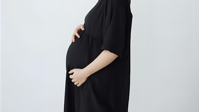 妊娠後期の喪服